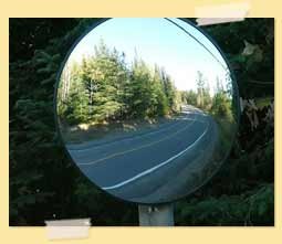 Image of convex mirror